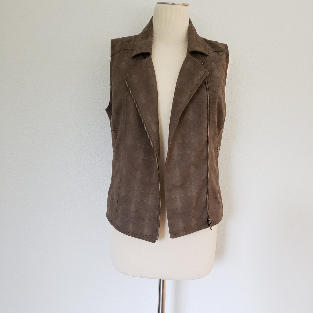 Hinge Nordstrom Geo Jaquard Motor Vest - Picture 4 of 10